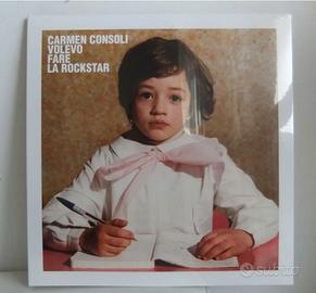 CARMEN CONSOLI VOLEVO FARE LA ROCKSTAR LP AUTOGRAF
