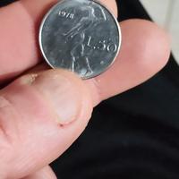 moneta 50 lire 1961/ 1978