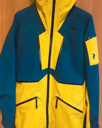 Peak performance goretex tuta sci free ride guscio