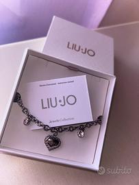 Bracciale Liu Jo con cuore e strass + scatola