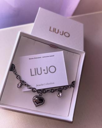 Bracciale Liu Jo con cuore e strass + scatola