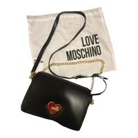 Borsa love moschino nera con cuore rosso