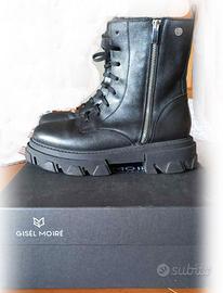 Stivale Anfibi da Donna, marca GISEL MOIRE', n. 40