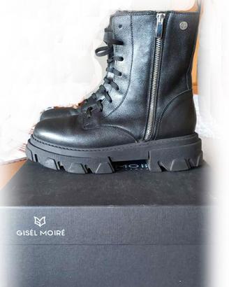 Stivale Anfibi da Donna, marca GISEL MOIRE', n. 40