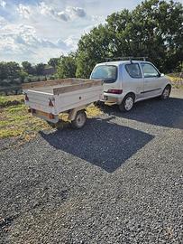 fiat 600 con carrello appendice