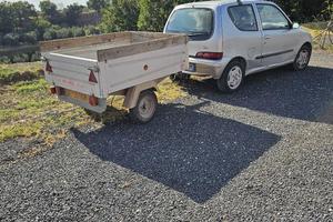 fiat 600 con carrello appendice