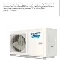 Pompa di calore, split ,