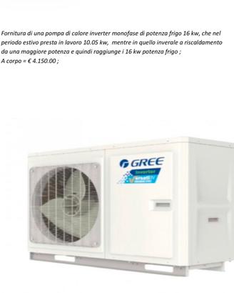 Pompa di calore, split ,