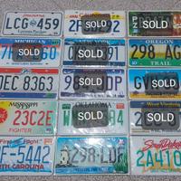 Targhe americane riproduzione