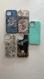 5 Cover iPhone 15 - One Piece / My Hero Academia
