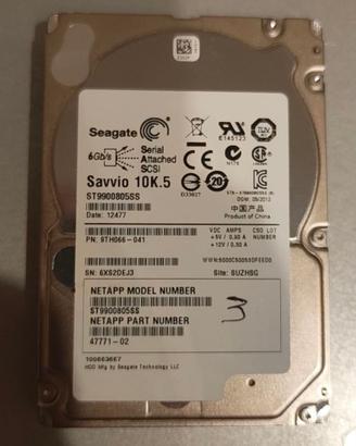 Seagate Savvio 900GB 2.5" SAS Hard Drives 10K.5