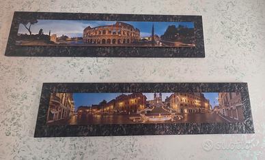 Quadri top art colosseo e piazza di spagna 