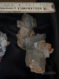 Gruppo di Cristalli Cubici di Fluorite