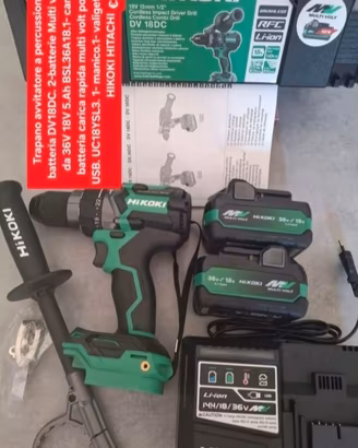 Trapano avvitatore a percussione DV18DC hikoki 