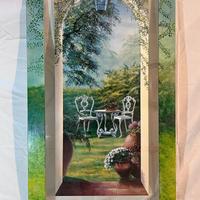 Serigrafia Con Cornice Decorata a mano