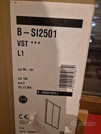 Porta box doccia in vetro nuova