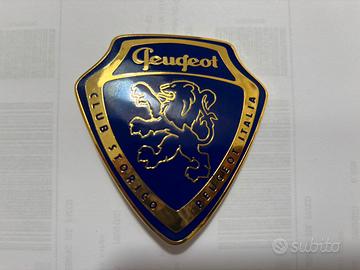Stemma radiatore smaltato Club Storico Peugeot