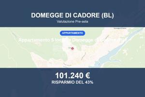 Immobile in asta di 155 m² con box auto a Domegge 