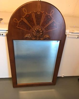 Specchio con cornice in legno vintage