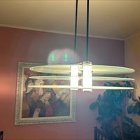 Lampadario vintage a sospensione, luce led