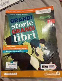 libro antologia”grandi storie grandi libri”seconda