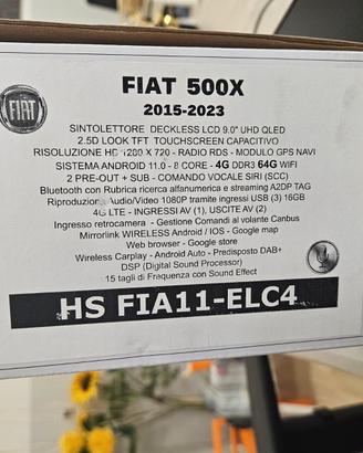 Radio originale Fiat 500X