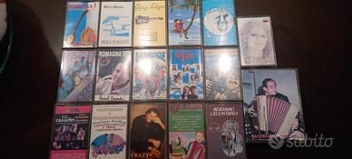 16 musicassette + una musicassetta doppia