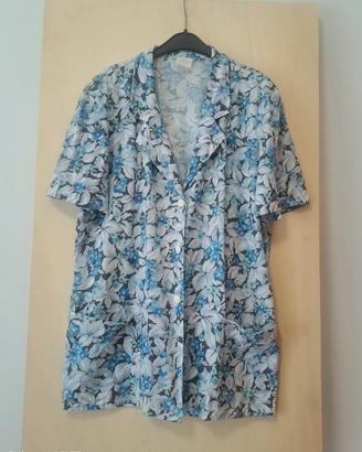 Giacca donna estiva leggera vintage a fiori -  XL