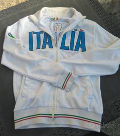 GIACCA SPORTIVA ITALIA BIANCA VINTAGE - TAGLIA S