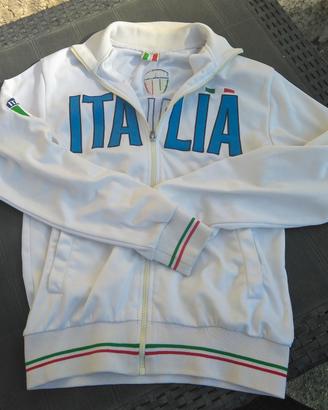 GIACCA SPORTIVA ITALIA BIANCA VINTAGE - TAGLIA S