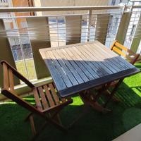 Tavolo 80 x 80 da giardino, terrazzo, interni etc.