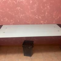Scrivania in vetro temperato