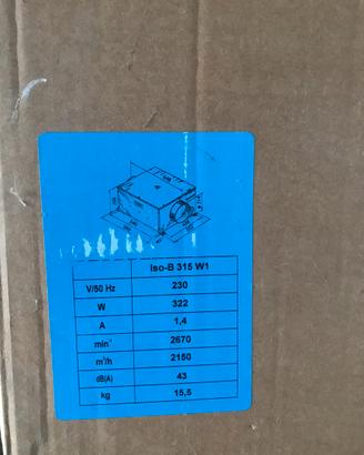 Ventilatore da camino