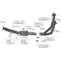 Collettori racing acciaio Leovince Honda XL750 Tra