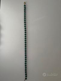 Collana girocollo malachite