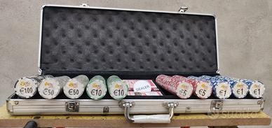 Set casinò poker o roulette 500 fisch Euro