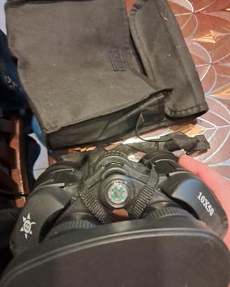 binocolo con bussola 10x50