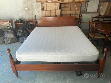 LETTO MATRIMONIALE IN CILIEGIO