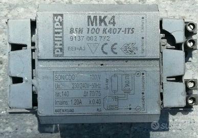 Reattore lampade PHILIPS MK4 100 watt