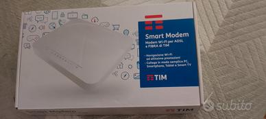 Smart modem wifi adsl e fibra TIM