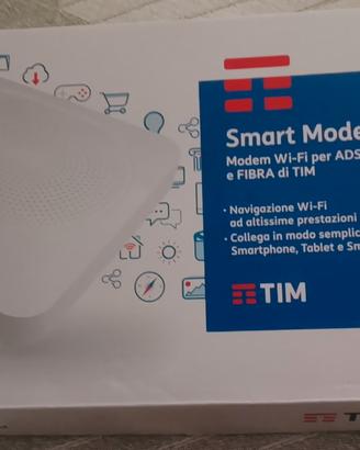 Smart modem wifi adsl e fibra TIM
