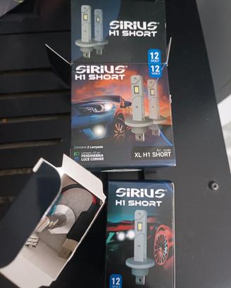 Luci bianche  Auto e Moto SIRIUS H1 Short