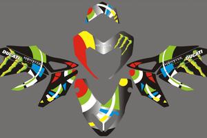 Adesivi Ducati Hypermotard - da personalizzare