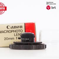 Canon FD Macrophoto Lens 20 F3.5