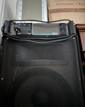 Casse passive 1000 WATT + Amplificatore LEM