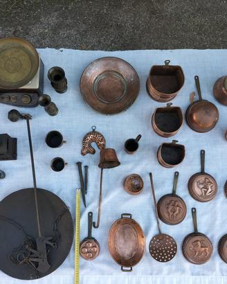 Lotto antiquariato e rame