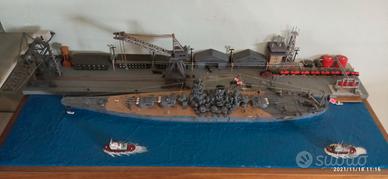 Yamato diorama navale