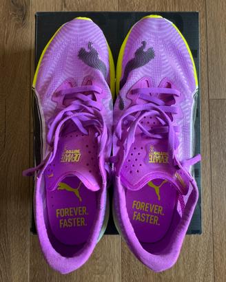 Scarpe Puma Deviate Nitro Elite 3 Viola Verde SS25