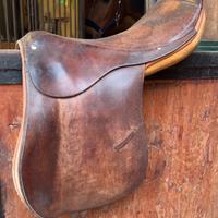 Sella da scuola marrone 17.5