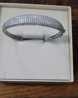 bracciale stroili in argento 925 e zirconi 